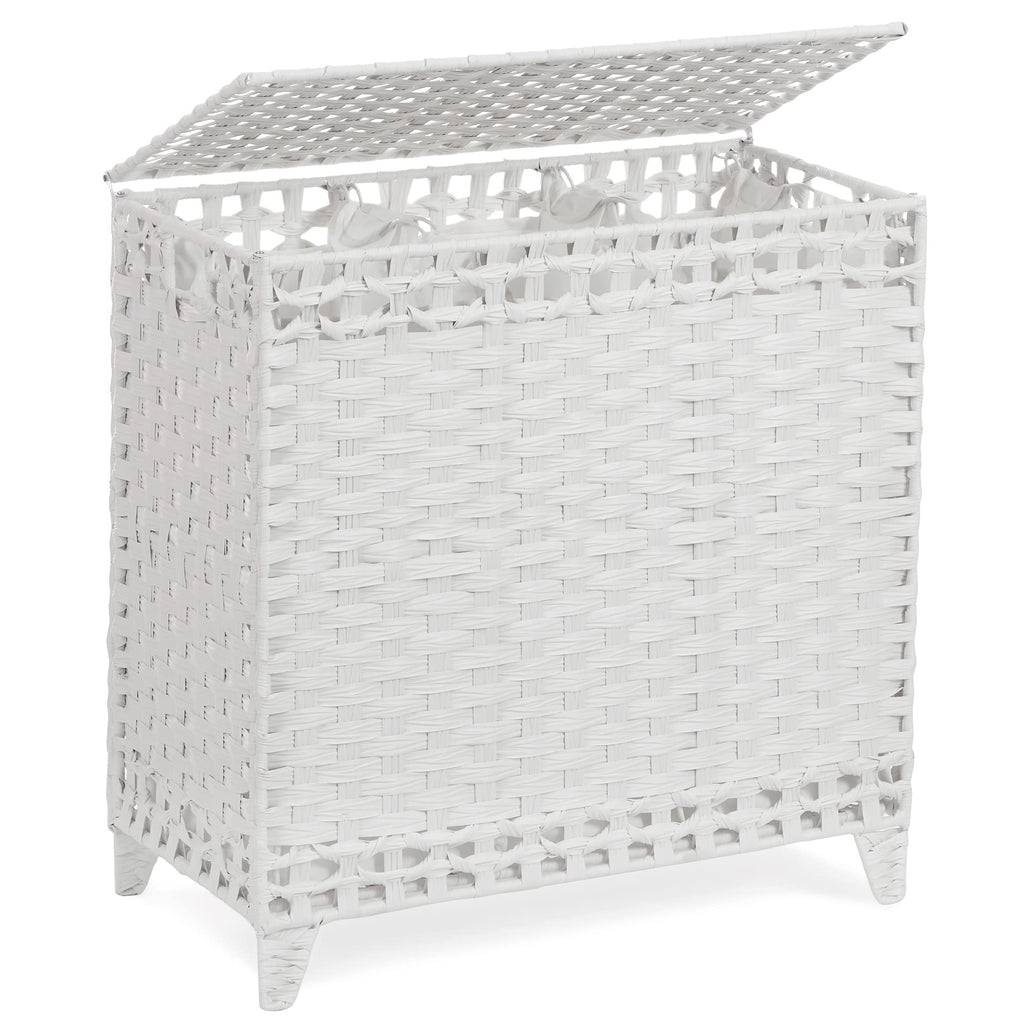 Laundry Hamper with 4 Removable Liner Bags, 176L Laundry Sorter with Lid