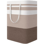 StorageRight Laundry Basket Hamper, 75L Collapsible Clothes Storage, Grey
