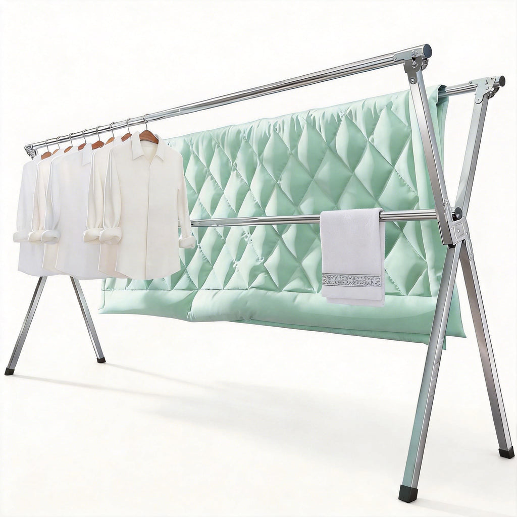 Drying Racks Clothing for Outdoor with 20 Windproof Hooks