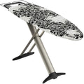 Bartnelli Pro Luxury Ironing Board - Extra Wide 51x19 Ironing Surface, Ultra-Premium Aluminum Build, Includes Steam Iron Rest, Adjustable Height, Foldable, European Made