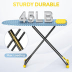 APEXCHASER Foldable 7-Level Heigh Adjustable Ironing Board with Iron Rest