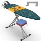 Xabitat Ironing Board Extra-Wide 57" x 18" Foldable with Wall Hanger