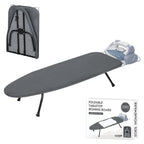 ZOES HOMEWARE Premium Metal Mesh Panel Tabletop Ironing Board Silver