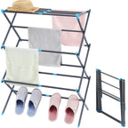 APEXCHASER Oversize 3-Tier Clothes Drying Rack, No Install, White