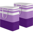 HomeHacks 2 Pack Large Laundry Baskets, Laundry Hampers Bags (Grey 75Lx2)