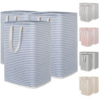 Lifewit 80L Large Laundry Baskets, Laundry Hampers Bags, 2 Pack, Beige