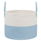 JMvicyroam 65L Extra Large Machine Washable Cotton Rope Blanket Basket