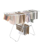 SONGMICS Clothes Drying Rack, Foldable Space-Saving Steel Laundry Rack
