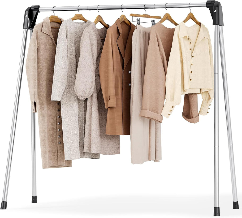 APEXCHASER Clothes Drying Rack Foldable, Portable Clothes Airer, 48" H