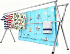 Drying Racks Clothing for Outdoor with 20 Windproof Hooks