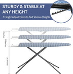 APEXCHASER Foldable Ironing Board Full Size 43x13, 7level Height Adjustable
