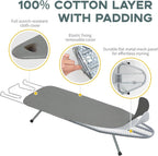 RAINHOL Gray Mini Tabletop Ironing Board 31"x12"