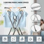 95" Clothes Drying Rack,Laundry Drying Rack Clothing for Indoor Outdoor