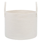 JMvicyroam 65L Extra Large Machine Washable Cotton Rope Blanket Basket