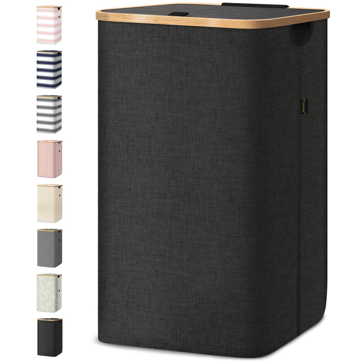 BALEINE 100L Laundry Hamper with Lid, Large Laundry Basket Bin