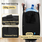 Upgraded Polyester Pop-up Laundry Hamper 2 Pack, 70L(18.5 Gal) Laundry Basket with Durable Handles Solid Bottom High Carbon Steel Frame and Side Pocket, Easy to Open Fold Flat for Storage