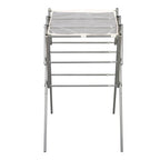 Household Essentials Clothes Drying Rack, Foldable, Expandable and Collapsible Laundry Drying Rack, Silver