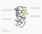 Joseph Joseph AirFrame 3-Tier Folding Clothes Drying Rack, Space Saving