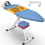 Xabitat Ironing Board Extra-Wide 57" x 18" Foldable with Wall Hanger