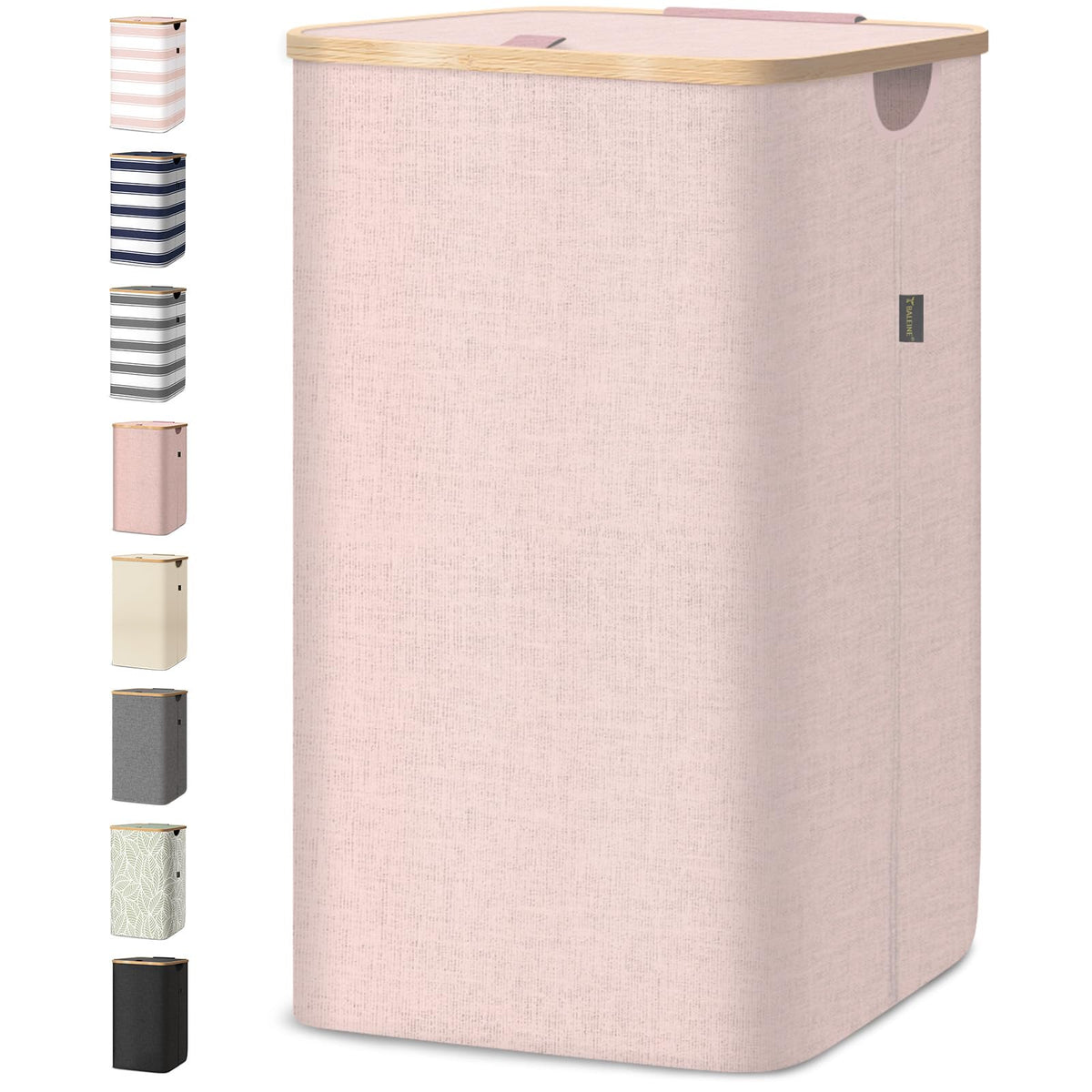 BALEINE 100L Laundry Hamper with Lid, Large Laundry Basket Bin