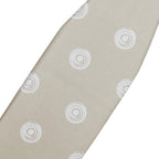 Ironing Board, Adjustable Height Folding T-Leg Ironing Board with Thick Padded Cotton Cover and Steel Frame, Beige, Full Size 53 x 14 Inch