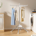 Foldable Clothes Drying Rack, Rotatable Free Standing drying rack , 1 Layer