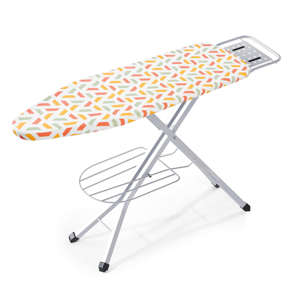 BKTD Full Size Ironing Board, Sturdy Frame, Heat Resistant Cover, Iron Rest