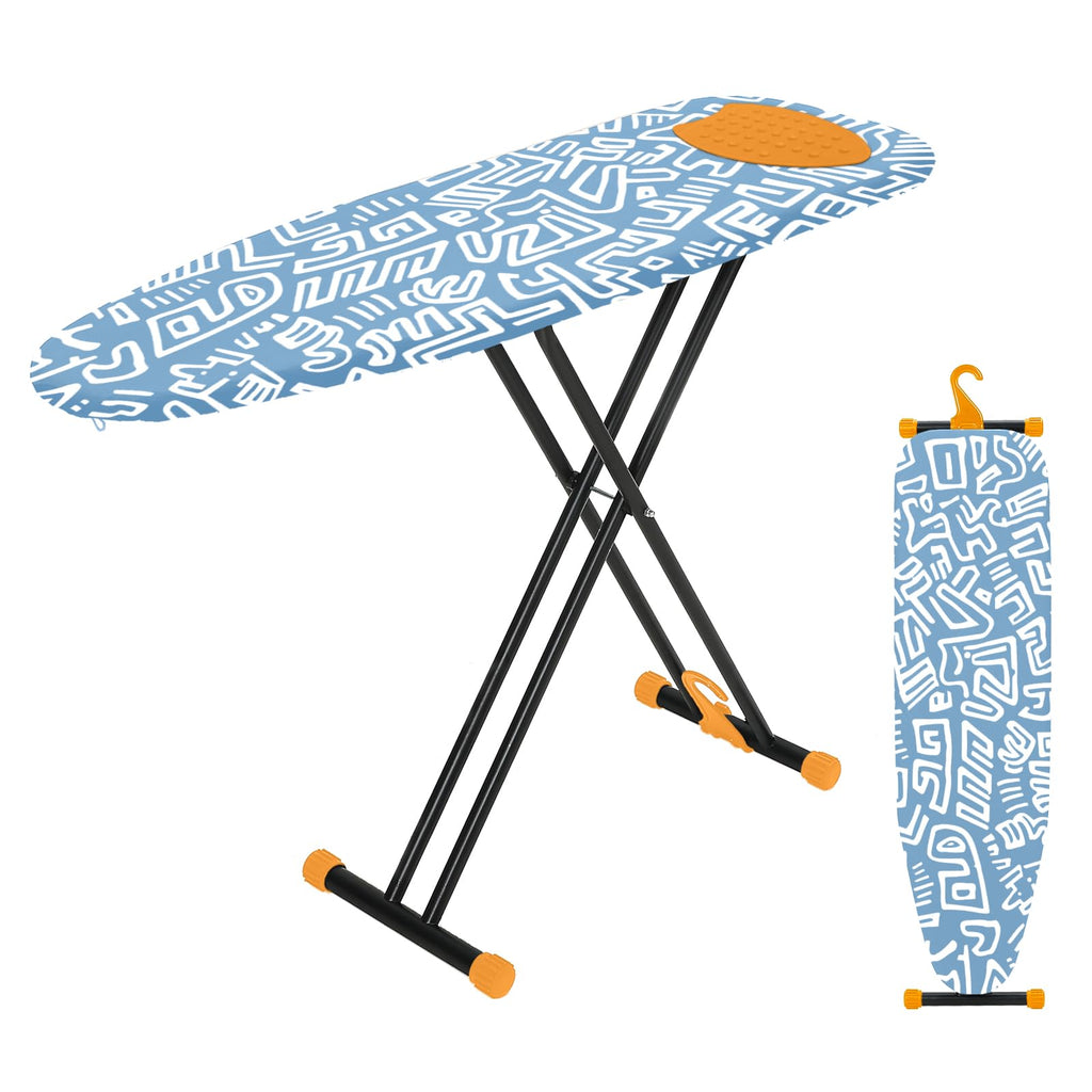 Ironing Board 43x13 with Iron Rest, RAINHOL Black Full Size Iron Board
