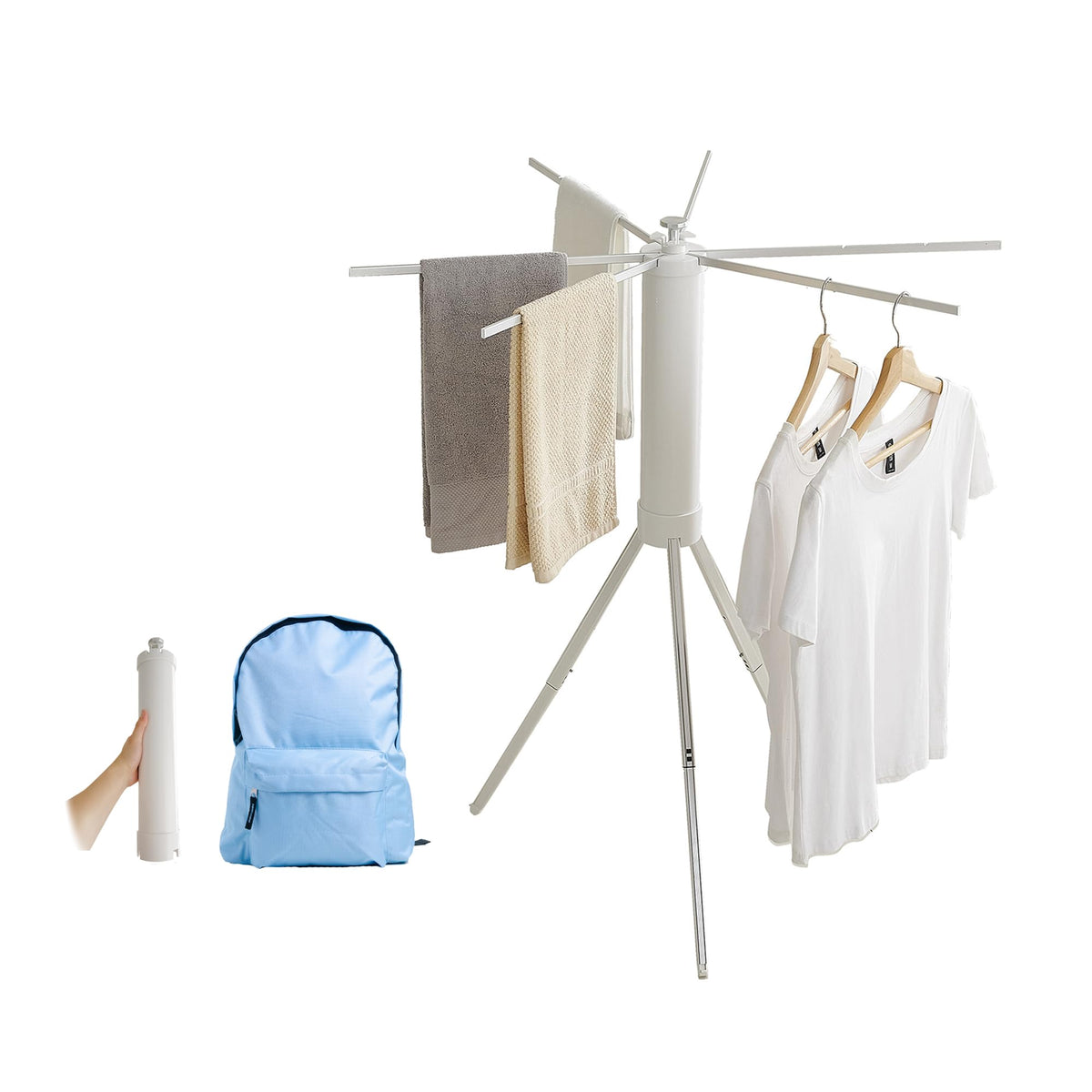 JOOM Clothes Drying Rack, Clothing Stand, Foldable Laundry Drying Rack