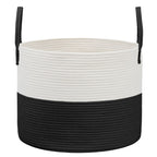 JMvicyroam 65L Extra Large Machine Washable Cotton Rope Blanket Basket