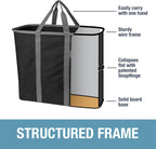 Collapsible Laundry Caddy - Denim/Shadow Gray(2PK)