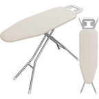 Yaheetech Ironing Board 43"x14" with Heavy Duty Iron Rest, Foldable, Beige