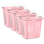 Sterilite Ultra Easy Carry Hamper, Laundry Basket Organizer, 4-Pack