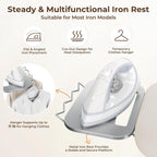 Yaheetech Ironing Board 43"x14" with Heavy Duty Iron Rest, Foldable, Beige