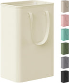 Lifewit Slim Collapsible Laundry Basket with Handles, 50L, Beige