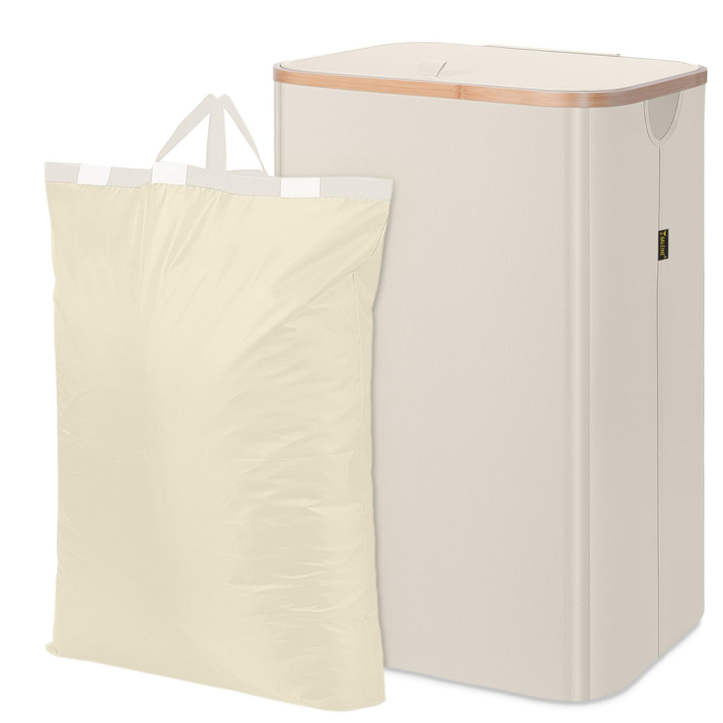 BALEINE 100L Laundry Hamper with Lid, Large Laundry Basket Bin
