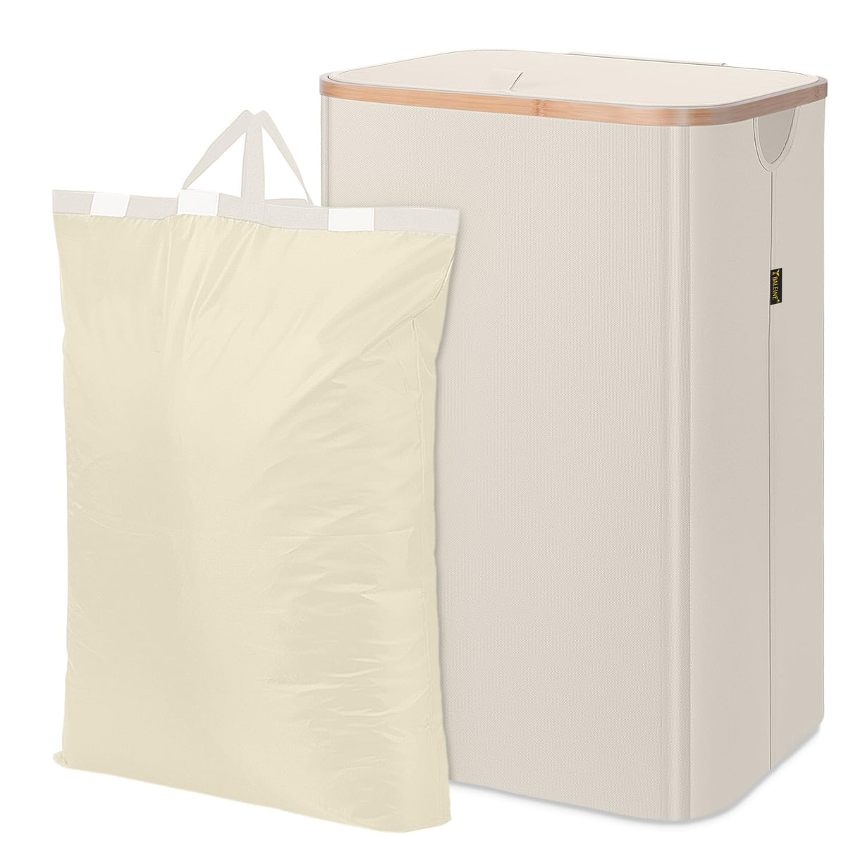 BALEINE 100L Laundry Hamper with Lid, Large Laundry Basket Bin
