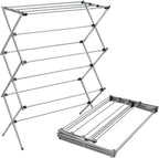 Honey-Can-Do Oversized Collapsible Clothes Drying Rack, 35", 50 lb, Grey