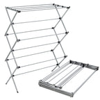 Honey-Can-Do Oversized Collapsible Clothes Drying Rack, 35", 50 lb, Grey