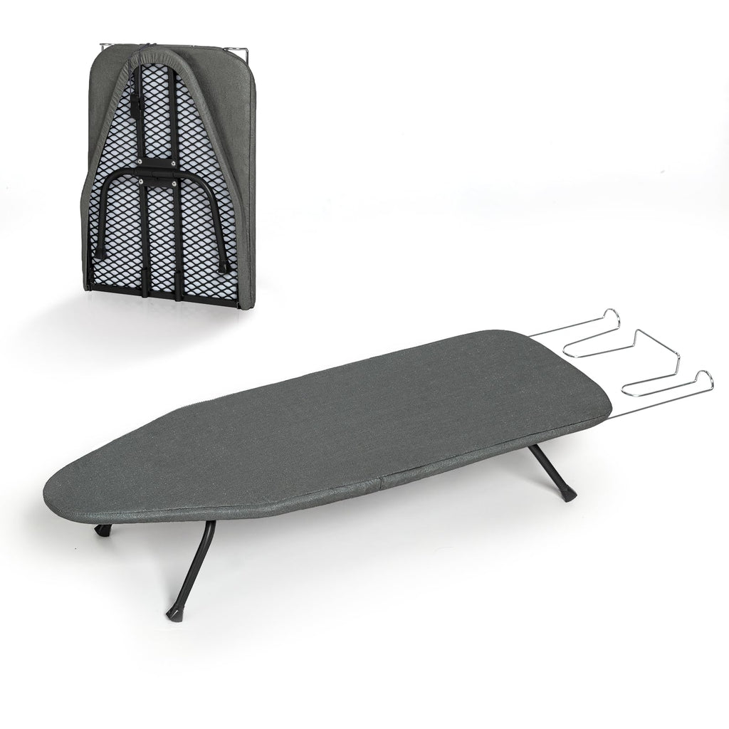 RAINHOL Gray Mini Tabletop Ironing Board 31"x12"