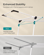 SONGMICS Clothes Drying Rack, Foldable, Heavy Duty, Space Saving