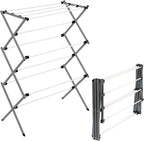 Honey-Can-Do 6-Tier Collapsible Clothes Drying Rack, 30", White