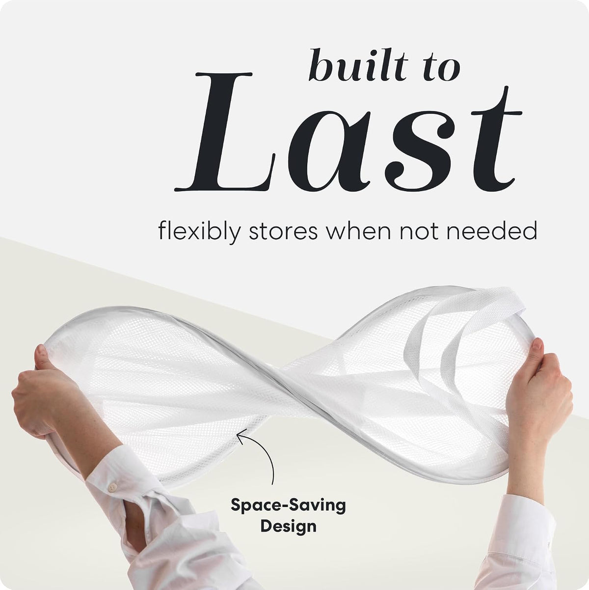 Handy Laundry Mesh Pop Up Laundry Hamper Foldable Basket 2-Pack