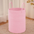 JMvicyroam 60L Cotton Rope Laundry Basket Hamper, Brown