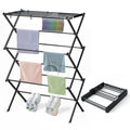 Foldable Drying Rack Clothing Clothes Drying Rack White-1pack
