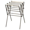 Household Essentials Clothes Drying Rack, Foldable, Expandable and Collapsible Laundry Drying Rack, Silver