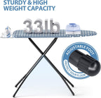 KINGBOARD Ironing Board Full Size, Iron Board and Ironing Board Set 43x13