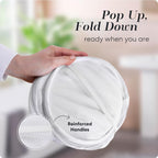 Handy Laundry Mesh Pop Up Laundry Hamper Foldable Basket 2-Pack