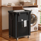 Laundry Hamper with Wheels, 150L Rolling Laundry Basket with Bag & Handles