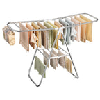 SONGMICS Clothes Drying Rack, Foldable Metal Airer, 17 x 51.2 x 39 Inches